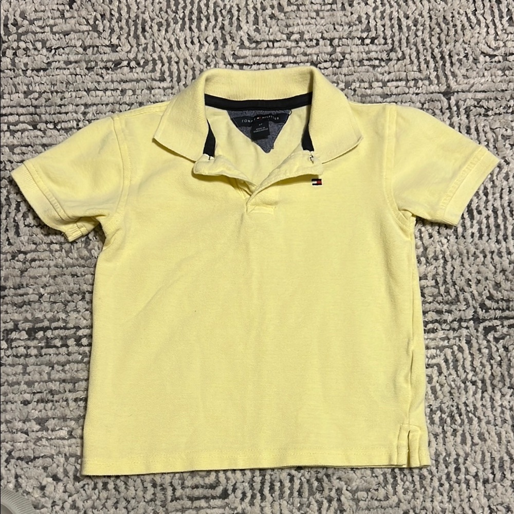 Tommy Hilfiger Kids Yellow Polo Shirt